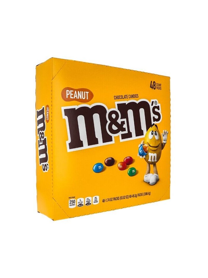 M&M CHOCOLATE PEANUT 1/48CT