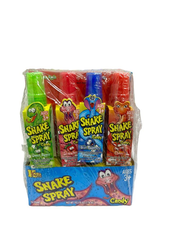 KOKO SNAKE SPRAY CANDY 16/1 1.22OZ