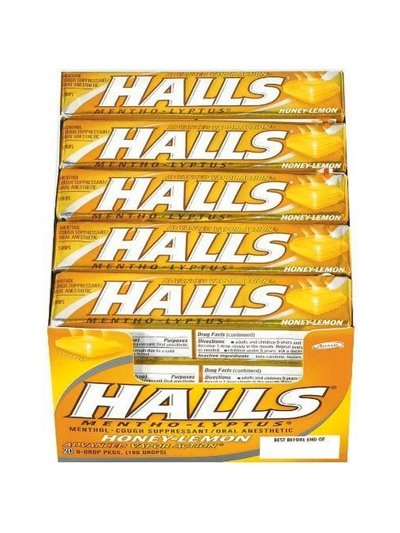 HALLS HONEY LEMON 20/1