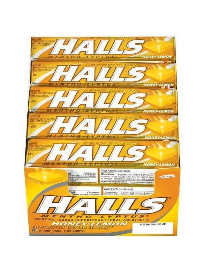 HALLS HONEY LEMON 20/1