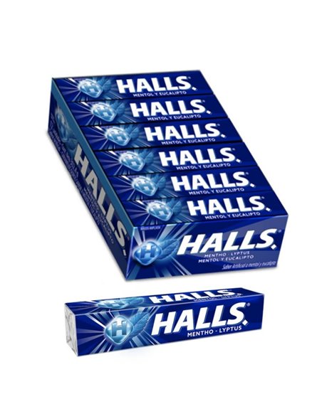 HALLS IMPORT  MENTOL AZUL 21/1