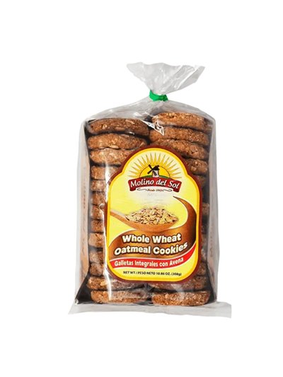 GALLETA MOLINO INTEGRALES C/AVENA 18/1 10.86OZ