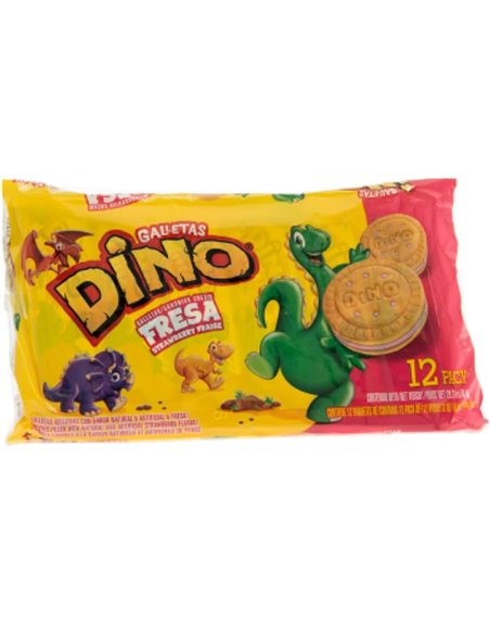GALLETA DINO FRESA 18/1