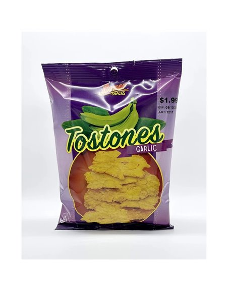 GARLIC TOSTONES CHIPS 24/1 4OZ