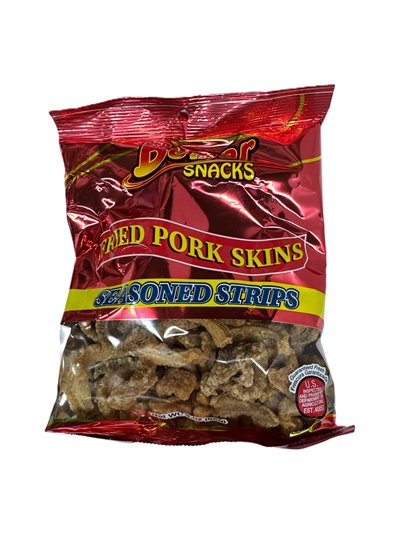 BEMAR SEASONED PORK SKINS 24/1 3.OZ