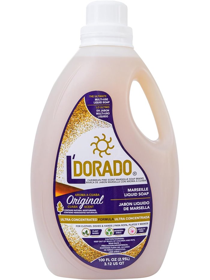 L'DORADO JABON LIQUIDO CUABA 6/1 100OZ