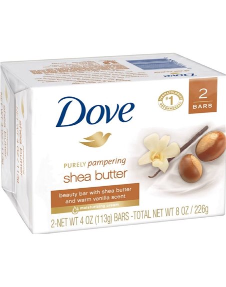 DOVE SHEA BUTTER SOAP 48/1 135GR