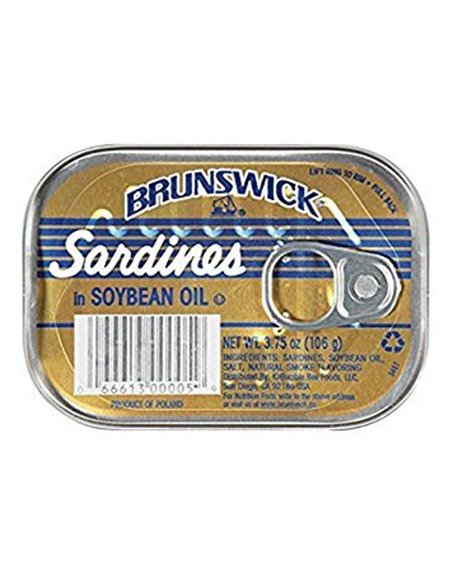 BRUNSWICK SARDINES 100/1 3.75GR
