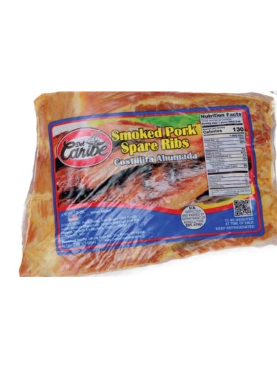 DEL CARIBE SMOKED RIBS V.P. $/LB