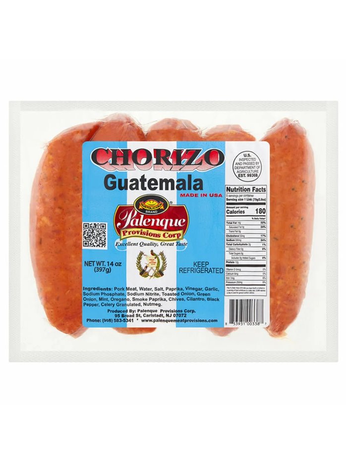 PALENQUE CHORIZO GUATEMALA 16/1 14OZ