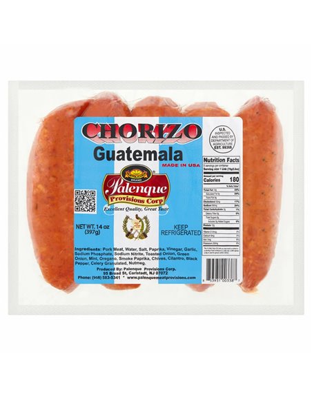 PALENQUE CHORIZO GUATEMALA 16/1 14OZ