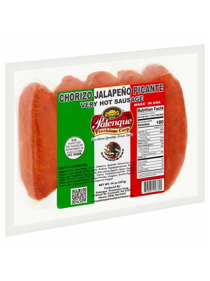 PALENQUE CHORIZO JALAPENO MEX. 16/1 14OZ