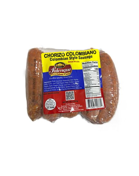 PALENQUE CHORIZO COLOMBIANO 16/1 14OZ