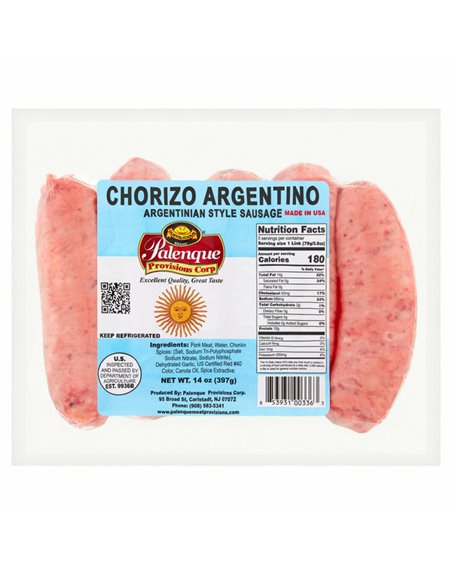 PALENQUE CHORIZO ARGENTINO 16/1 14OZ