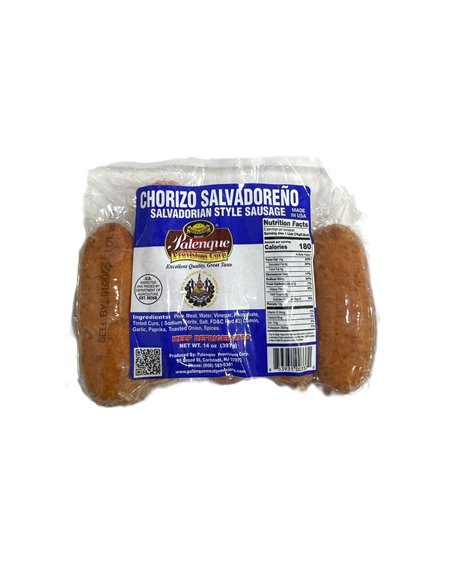 PALENQUE CHORIZO SALVADOREÑO 16/1 14OZ