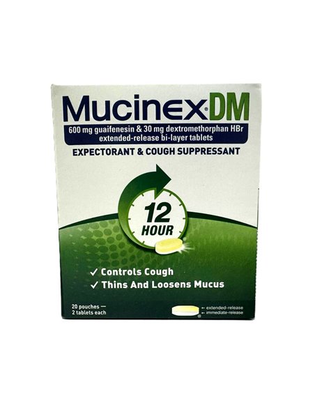 MUCINEX DM SOBRE 20/2'S