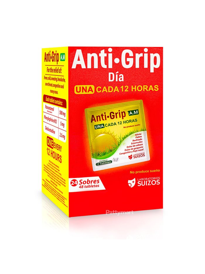ANTI GRIP A.M 24/2 TABLETA