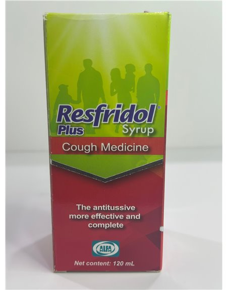 JARABE  COUGH RESFRIDOL PLUS 1/1 120ML