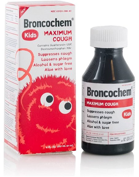 BRONCOCHEM KIDS MAXIMUM COUGH 1/1 4OZ