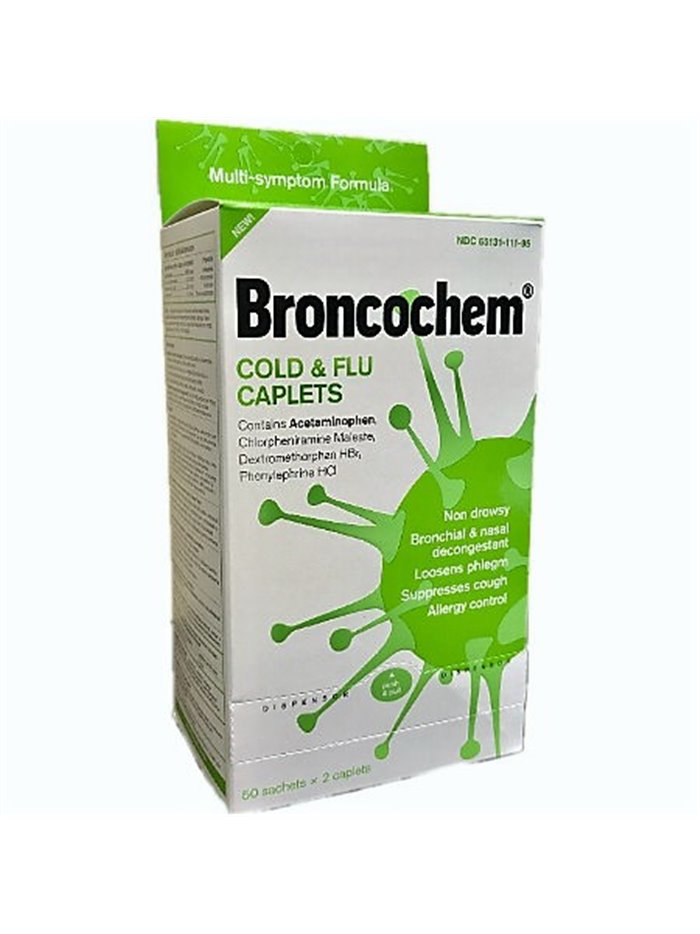 BRONCOCHEM COLD & FLU  50X2 TABLETA