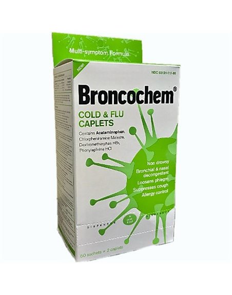 BRONCOCHEM COLD & FLU  50X2 TABLETA