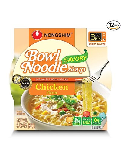 NONG SHIM BOWL CHICKEN 86GX12