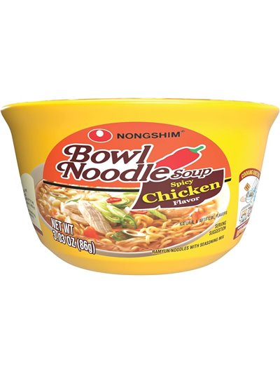 NONG SHIM SPICY CHICKEN NOODLE 86GX12