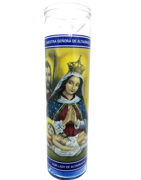 8" CANDLE SENORA ALTAGRACITA 12/1