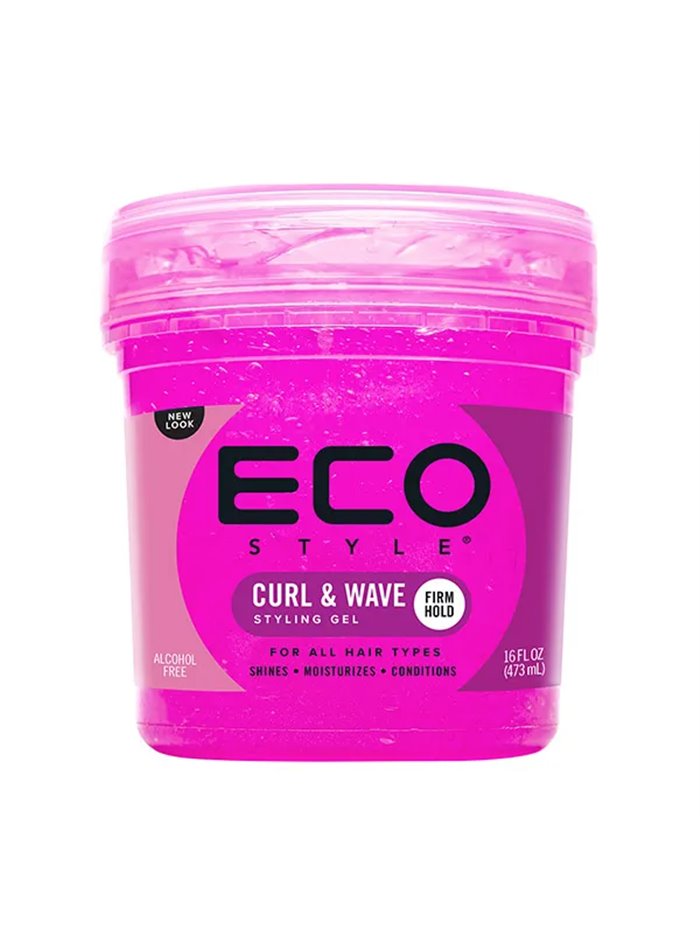 ECO CURL & WAVE STYLING GEL 16OZ (PINK) 1/1