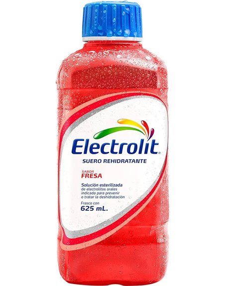 ELECTROLIT SABOR FRESA 12/1 625ML