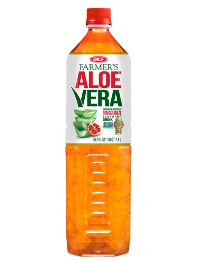 POMEGRANE OKF ALOE DRINK 12/1 1.5LT