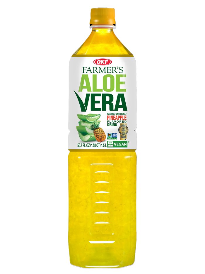 PINEAPPLE OKF ALOE DRINK 12/1 1.5LT