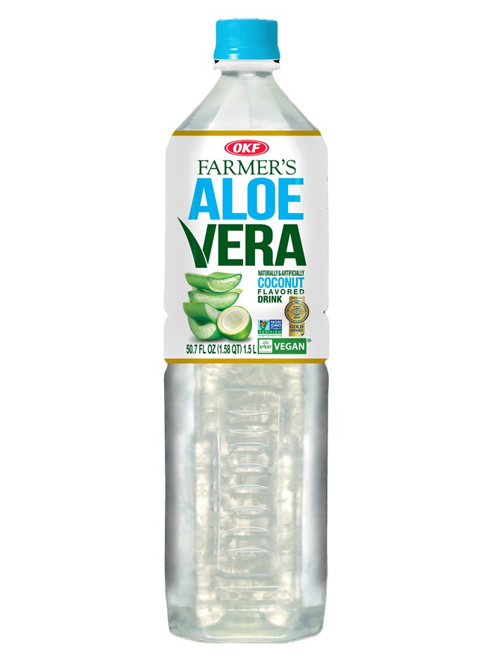 COCONUT OKF ALOE DRINK 12/1 1.5LT