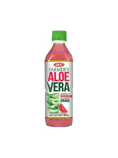 WATERMELON OKF ALOE DRINK 20/1 16.9oz
