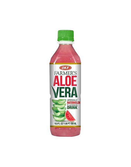 WATERMELON OKF ALOE DRINK 20/1 16.9oz